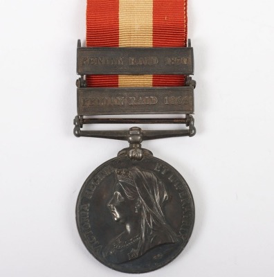 Canada General Service Medal for Both of the Fenian Raids to the 2nd Company Montreal Engineers