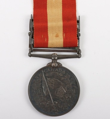 Canada General Service Medal for Both of the Fenian Raids to the 2nd Company Montreal Engineers - 5
