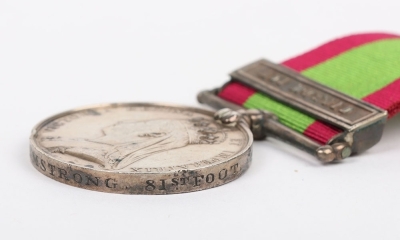 Afghanistan Medal 1878-80 81st (Loyal Lincoln Volunteers) Regiment of Foot - 7