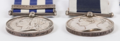 An Interesting Victorian Royal Navy Long Service Medal Group of 3 to a Recipient who First Served in the Royal Navy in 1880 and Finished his Service as an Officer in the Royal Air Force During the Great War. - 2