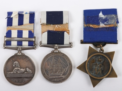 An Interesting Victorian Royal Navy Long Service Medal Group of 3 to a Recipient who First Served in the Royal Navy in 1880 and Finished his Service as an Officer in the Royal Air Force During the Great War. - 4