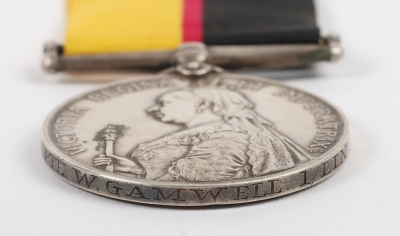 Queens Sudan Medal 1896-98 Awarded to a Recipient in the Lincolnshire Regiment who Died During the Campaign - 2