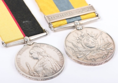 Victorian Sudan Campaign pair of medals to the Royal Warwickshire Regiment - 4