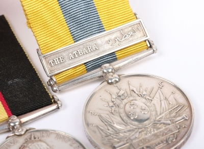 Victorian Sudan Campaign pair of medals to the Royal Warwickshire Regiment - 5