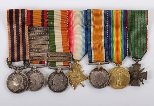 Miniature Medals &ndash; A Very Nice Late Victorian and Great War Group of 7