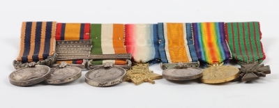 Miniature Medals &ndash; A Very Nice Late Victorian and Great War Group of 7 - 4