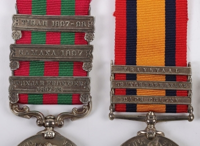 Victorian Long Service Good Conduct Medal Group of 4 to a Recipient in the Royal Field Artillery - 5