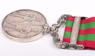 India General Service Medal 1895-1902 for the Punjab Frontier to a recipient who died whilst serving with in the Welsh Brigade Royal Field Artillery in 1910 - 5