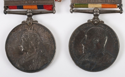 Pair of Boer War Medals attributed to the 26th (Dorset) Company Imperial Yeomanry - 3