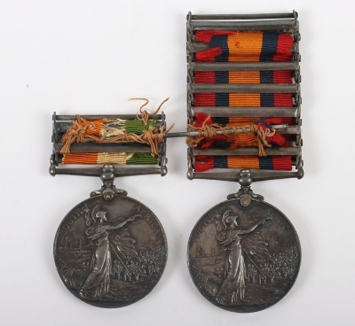 Pair of Boer War Medals attributed to the 26th (Dorset) Company Imperial Yeomanry - 7