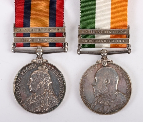 Pair of Medals to the Army Ordnance Corps for the Second Boer War