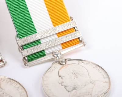 Second Boer War Campaign Medal Pair to the Mounted Infantry Company of the Royal Warwickshire Regiment - 4