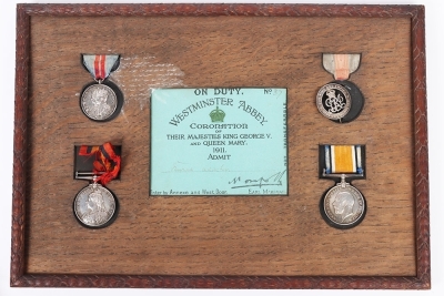 An Interesting and Unusual Group of 3 Medals to a Royal Navy Sick Berth Steward who Served in the Boer War and the Great War and having left the Navy was also on duty at the King George V Coronation in 1911 as a Nurse - 2