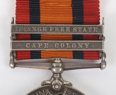 Queens South Africa Medal for the 2nd Boer War to a Recipient in the 3rd Dragoon Guards who Died of Disease in 1901 - 2