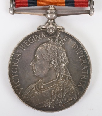 Queens South Africa Medal for the 2nd Boer War to a Recipient in the 3rd Dragoon Guards who Died of Disease in 1901 - 3
