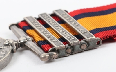 Queen&rsquo;s South Africa Medal to a Recipient in the Royal Irish Rifles who was made Prisoner of War in the Action at Stormberg in December 1899 - 3