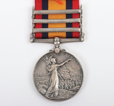 Queen&rsquo;s South Africa Medal to a Recipient in the Royal Irish Rifles who was made Prisoner of War in the Action at Stormberg in December 1899 - 5