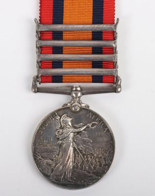 Queens South Africa Medal to the Hampshire Regiment - 5