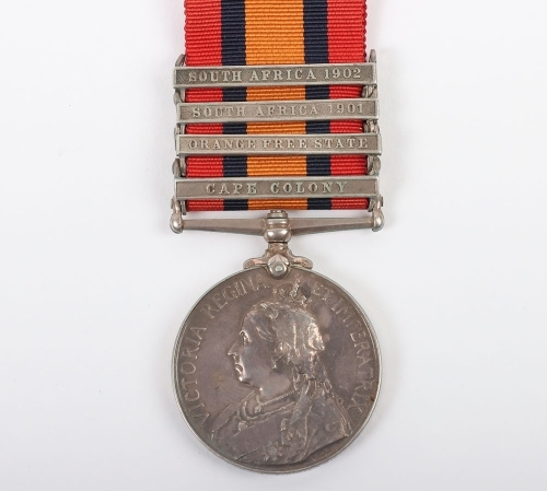 Queen&rsquo;s South Africa Medal to a 3rd Class Trooper in the South African Constabulary