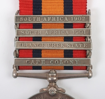 Queen&rsquo;s South Africa Medal to a 3rd Class Trooper in the South African Constabulary - 2