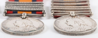 An Unusual Double Issue Queen&rsquo;s South Africa Medal to a Recipient in the Scottish Horse who also Served in the Great War - 6