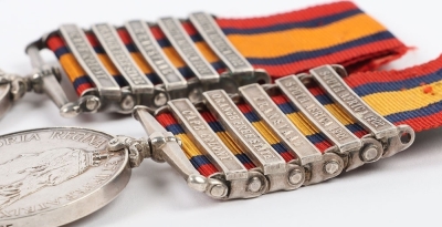 An Unusual Double Issue Queen&rsquo;s South Africa Medal to a Recipient in the Scottish Horse who also Served in the Great War - 7