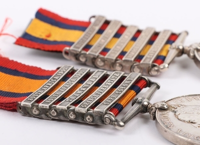 An Unusual Double Issue Queen&rsquo;s South Africa Medal to a Recipient in the Scottish Horse who also Served in the Great War - 8