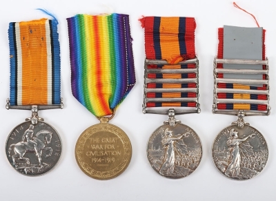 An Unusual Double Issue Queen&rsquo;s South Africa Medal to a Recipient in the Scottish Horse who also Served in the Great War - 9