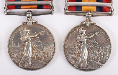An Unusual Double Issue Queen&rsquo;s South Africa Medal to a Recipient in the Scottish Horse who also Served in the Great War - 10
