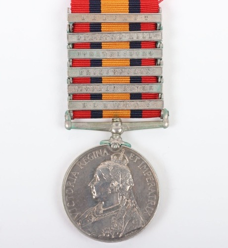 Queen&rsquo;s South Africa Medal to a Recipient in the Coldstream Guards who was Posthumously Mentioned in Despatches