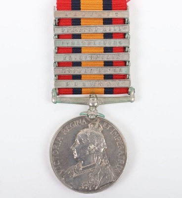 Queen&rsquo;s South Africa Medal to a Recipient in the Coldstream Guards who was Posthumously Mentioned in Despatches