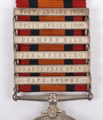Queens South Africa Medal to the Canadian Mounted Rifles - 2