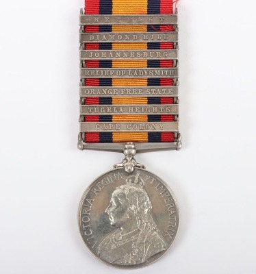 Queen&rsquo;s South Africa Medal to the 14th Hussars