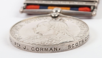 Rare Queen&rsquo;s South Africa Medal to the Scots Guards. - 5