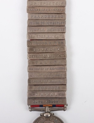 Miniature Medal &ndash; An Interesting Miniature Queen&rsquo;s South Africa Medal with a Complete set of 26 Clasps - 3
