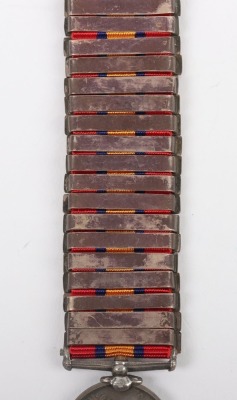 Miniature Medal &ndash; An Interesting Miniature Queen&rsquo;s South Africa Medal with a Complete set of 26 Clasps - 9
