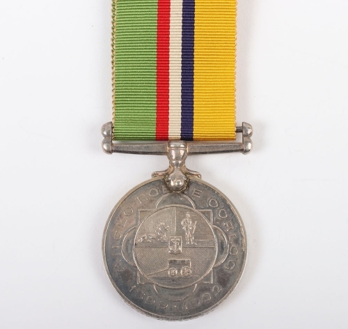 Anglo Boere Oorlog Medal to a Recipient who was also Awarded the Wound Ribbon (Lint Voor Verwonding)