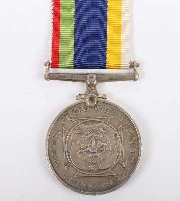 Scarce Boer Loyal Service Decoration (Dekoratie voor Trouwe Dienst) to the Head Staff Officer in General Botha&rsquo;s Staff. - 3