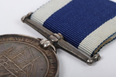A Victorian Navy Long Service and Good Conduct Medal to a Ships&rsquo; Corporal on H.M.S. Wanderer, VR narrow suspension, impressed naming, &ldquo;ROBT CUDE, SH CORPL 1ST CL. H.M.S. WANDERER&rdquo;.Robert Cude was born in Millerston, Somerset on 8th June 1858. He initially - 3