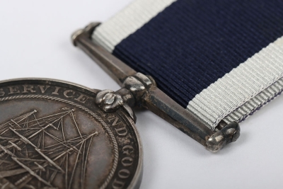 Victorian Navy Long Service and Good Conduct Medal to a Chief Petty Officer on HMS Cambridge - 2