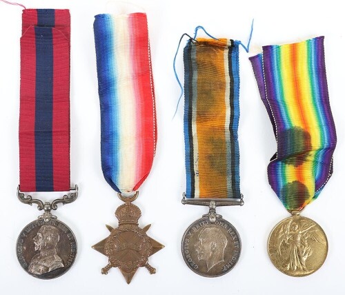 Superb Great War Mesopotamian, Killed in Action Distinguished Conduct Medal Group of 4 to the Black Watch, Awarded the DCM for Charging a Machine Gun Position