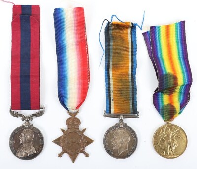 Superb Great War Mesopotamian, Killed in Action Distinguished Conduct Medal Group of 4 to the Black Watch, Awarded the DCM for Charging a Machine Gun Position
