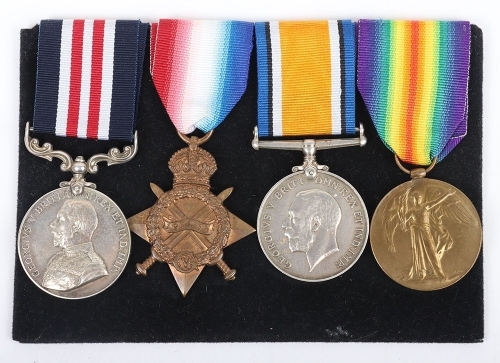 Great War Military Medal Group of Four to the Royal Garrison Artillery