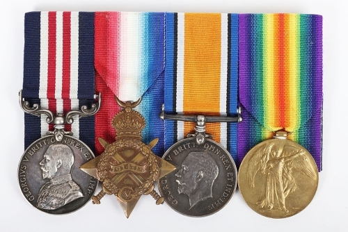 1917 Battle of Passchendaele Military Medal group of 4 to the 9th Battalion Welsh Regiment
