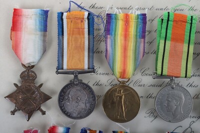 Civil Order of the British Empire and WW1 Medal Group of 22nd London Regiment, - 6