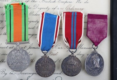 Civil Order of the British Empire and WW1 Medal Group of 22nd London Regiment, - 13