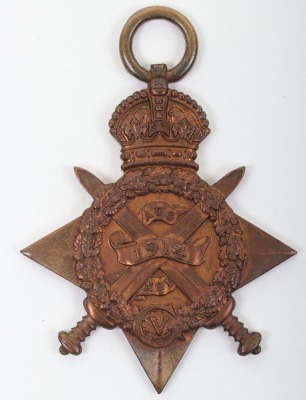 Plymouth Division Royal Marine Brigade Single 1914 Star Medal