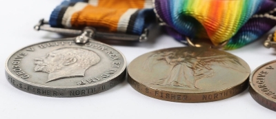 Territorial Long Service Medal Group of 6 to a Member of the North Riding Fortress Engineers who was Present at the Bombardment of the Hartlepool's in December 1914 - 4
