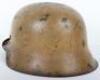 Waffen-SS Italian Front Camouflaged Steel Combat Helmet - 3