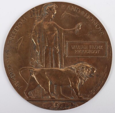 A Great War Pair of Medals and Memorial Plaque to a Recipient in the London Irish Rifles who Died of Wounds in December 1917 - 5